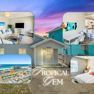 Tropical Gem/5 Min Walk Panama City Beach